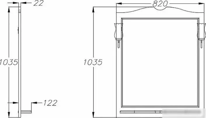 Opadiris Зеркало Валери 00-00007040 – фото товара