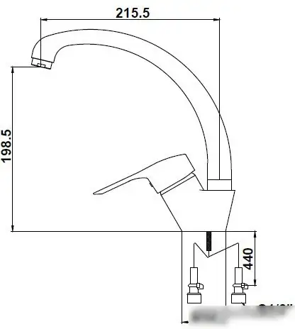 Смеситель Kaiser City [21544] - фото товара