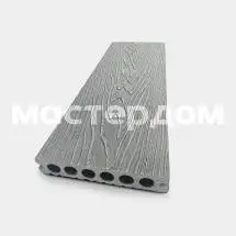 Террасная доска (декинг) из ДПК 3Deck 144х25х4000, Серый