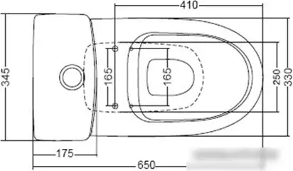 Унитаз Santek Лига [WH302141] - фото товара