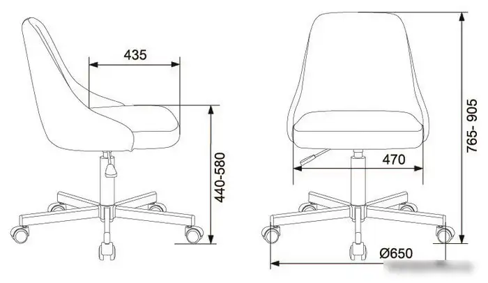 Кресло Бюрократ CH-340M (красный) – фото товара