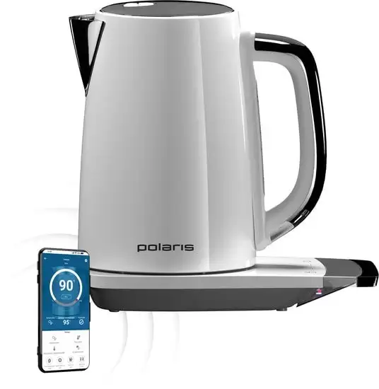 Электрочайник Polaris PWK 1755CAD WIFI IQ Home (белый) - фото товара