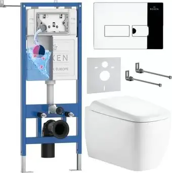 Унитаз подвесной Roxen StounFix Dual Fresh 968502 - изображение в каталоге