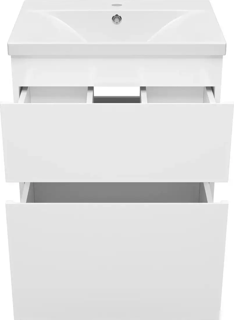 Misty Тумба под умывальник Лаки 60 П-Лак-01060-0112Я+RCW-140360WH – фото товара
