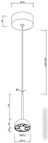 Подвесная люстра Moderli Fiona V10891-PL – фото товара
