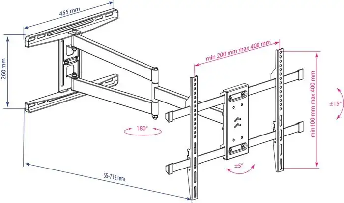 Кронштейн Kromax DIX-20 (черный) – фото товара