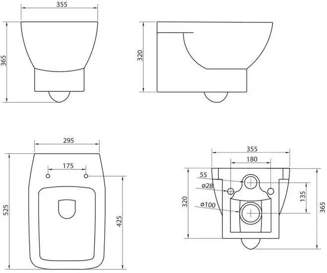 Унитаз BelBagno Lago BB128CH - фото товара