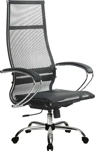 Кресло Metta SK-1-BK Комплект 7, Ch ов/сечен (пластиковые ролики, черный) – изображение в каталоге