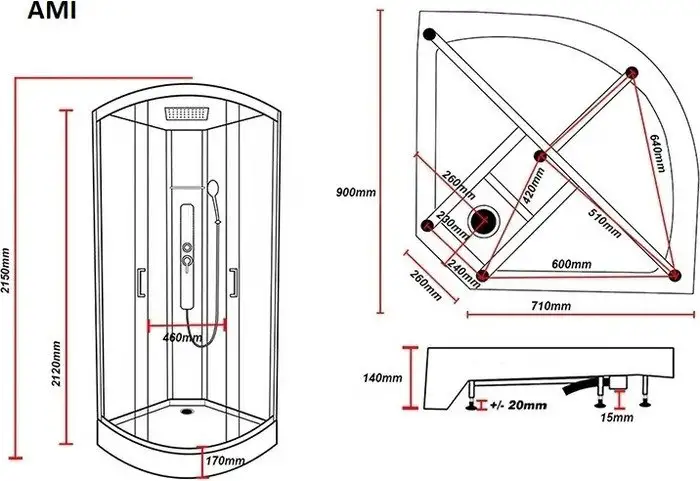 Душевая кабина Parly Ami - фото товара