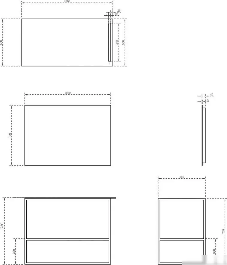 Abber Консоль Stein AS2631 (черный/белый) – фото товара