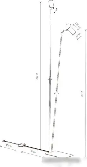 Торшер Nowodvorski Mono N7718 – фото товара