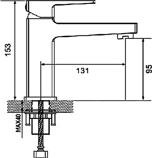 Смеситель Rose R2801H - фото товара