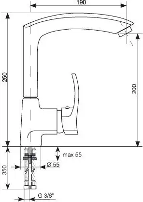 Смеситель Ulgran U-005 331 (белый) - фото товара