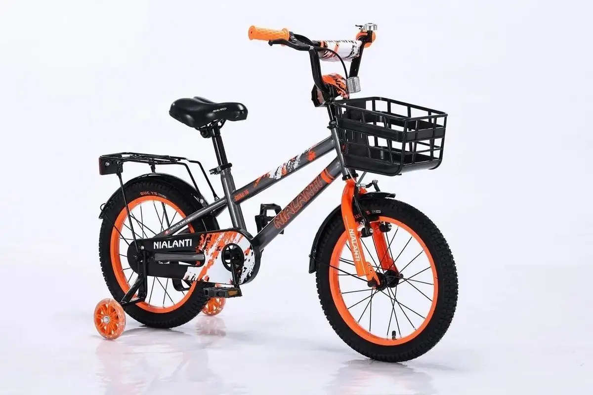 Детский велосипед Nialanti Spike 16 2025 (серый/оранжевый, разобранный ) – фото товара