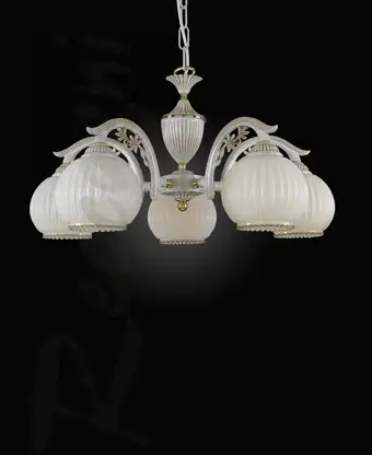 Люстра средней высоты Reccagni Angelo 9670 L 9670/5 – изображение в каталоге