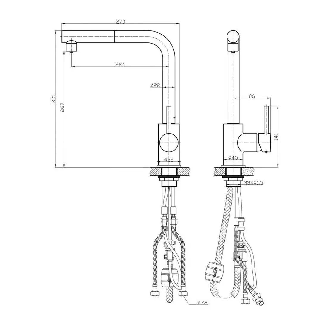 Смеситель Gross Aqua ExtraPlus 3145609С - фото товара