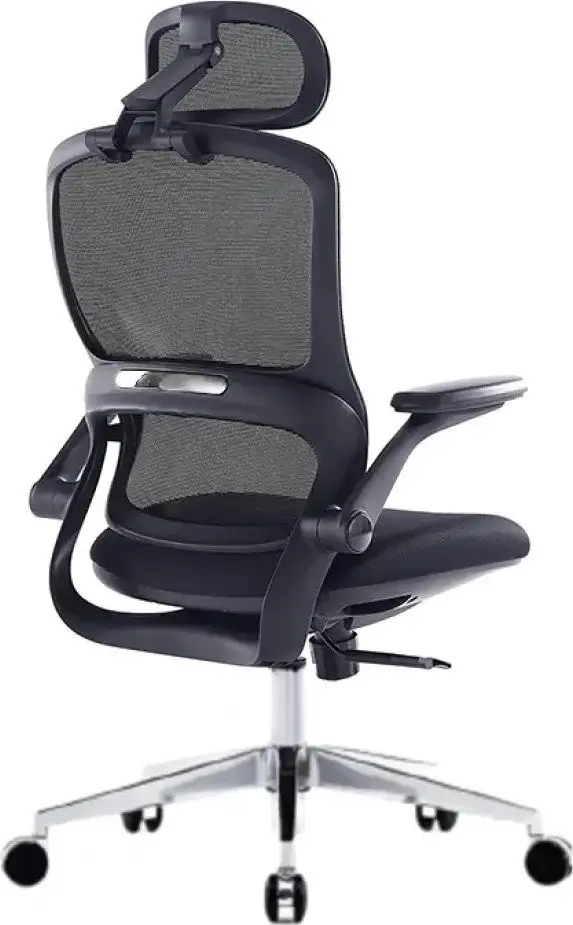 Офисное кресло SitUp Sity Black Chrome (сетка Black/Black) – фото товара