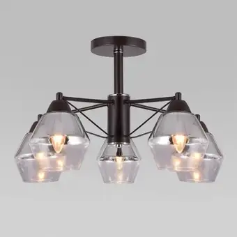 Люстра средней высоты Евросвет 70135/5 (кофе) – изображение в каталоге