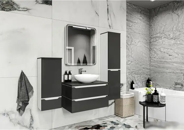 Mixline Шкаф с зеркалом Виктория 70 L 547259 – фото товара