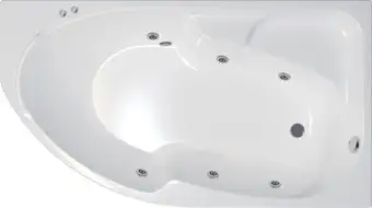 Ванна Triton София 170x95 R Базовая Flat (с гидромассажем) - изображение в каталоге