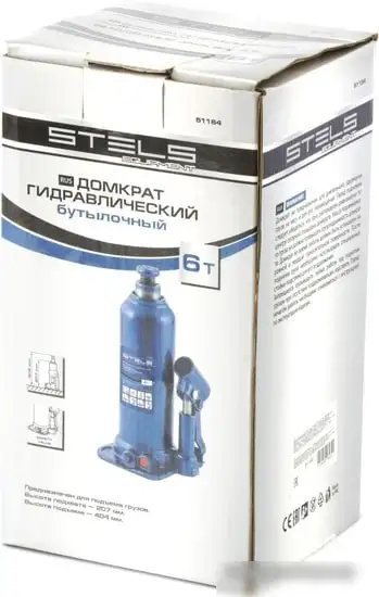 Бутылочный домкрат Stels 51164 6т – фото товара