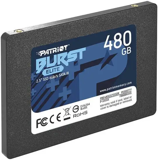 SSD Patriot Burst Elite 480GB PBE480GS25SSDR – фото товара