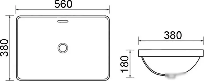 Умывальник Roxen Axel 570255 - фото товара