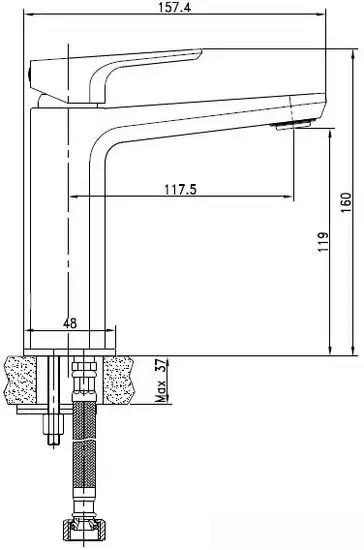 Смеситель Cersanit Nature 63063 - фото товара