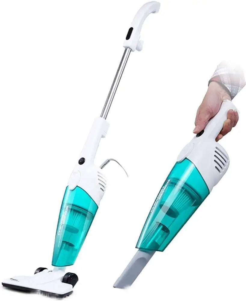 Пылесос Deerma DX118C (международная версия, белый/бирюзовый) - фото товара
