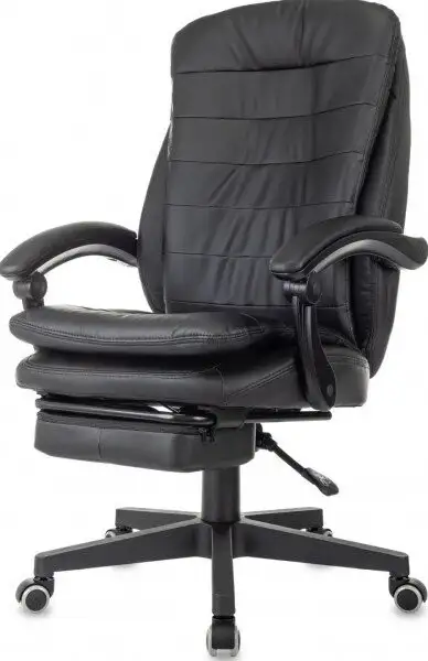 Офисное кресло Бюрократ T-9950MSG-F (черный, экокожа) – фото товара