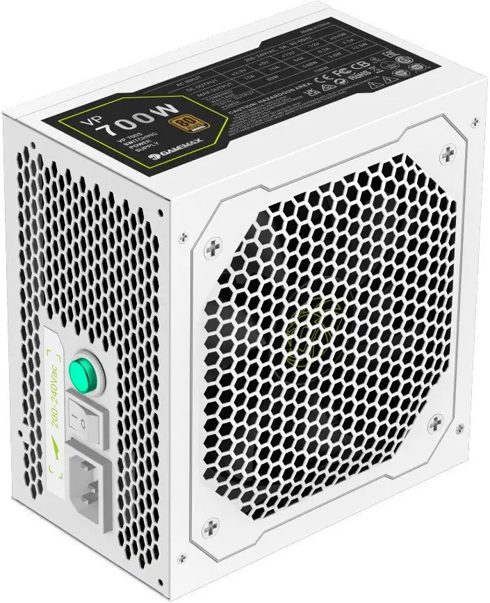 Блок питания GameMax VP-700S ATX 2.31 (белый) – фото товара