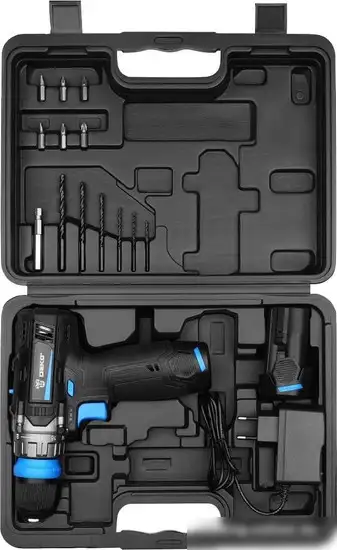 Дрель-шуруповерт Deko DKCD12V PRO 083-1004 (с 2-мя АКБ 1.5Ач, кейс) – фото товара