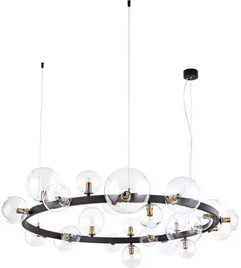 Подвесная люстра Arte Lamp Vincent A7790SP-24BK – изображение в каталоге