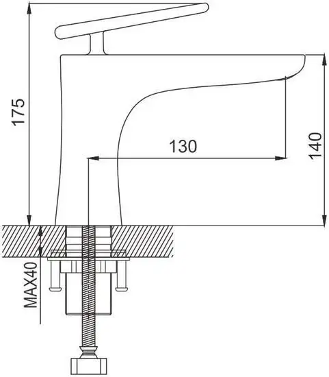 Смеситель Rose R1601F - фото товара