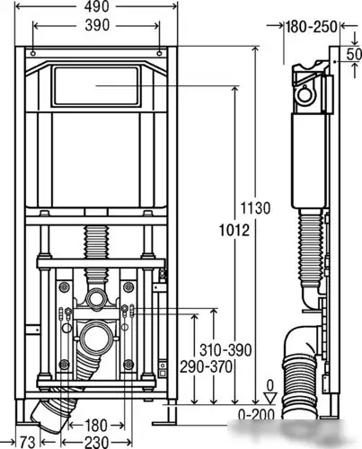 Инсталляция для унитаза Viega Eco Plus 708764+708962+622671 - фото товара