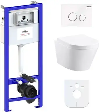 Унитаз Lavinia Boho Biore Compacto Rimless 6 в 1 77040095 - изображение в каталоге