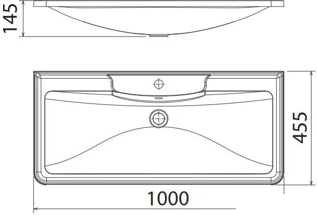 Умывальник BelBagno BB1000/455-LV-MR-ALR - фото товара