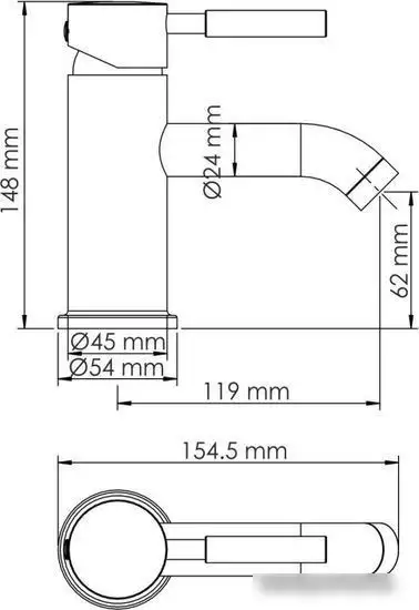 Смеситель Wasserkraft Gollach 3305 - фото товара