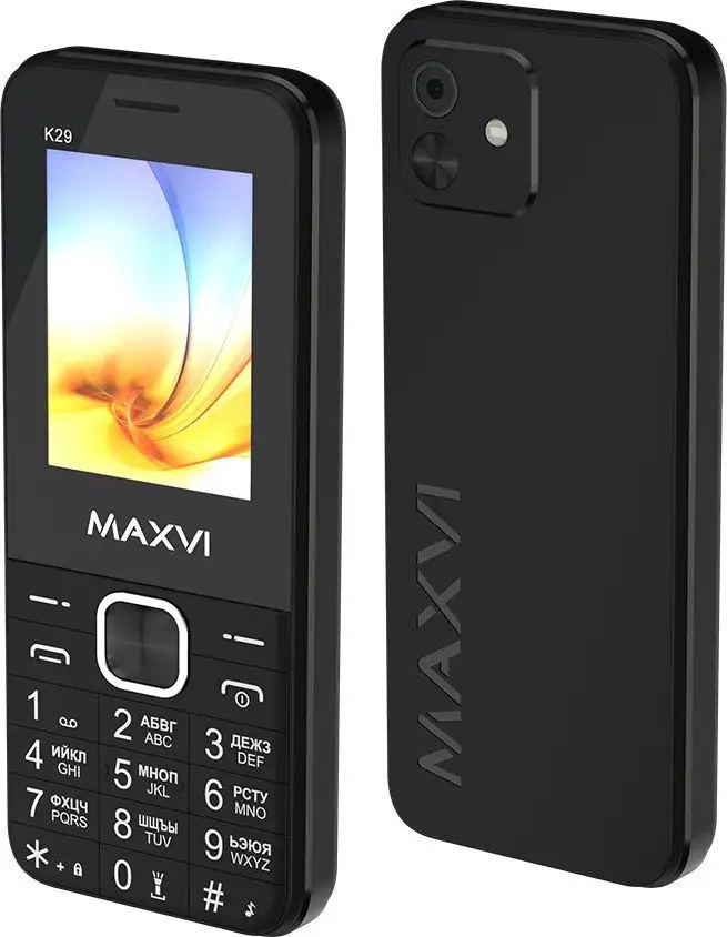 Телефон Maxvi K29 (черный) – фото товара