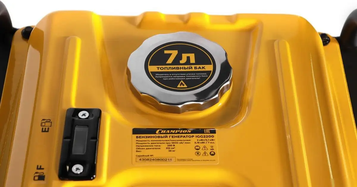 Бензиновый генератор Champion IGG2200 – фото товара