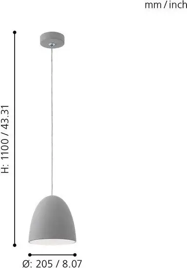 Подвесная люстра Eglo 92521 – фото товара