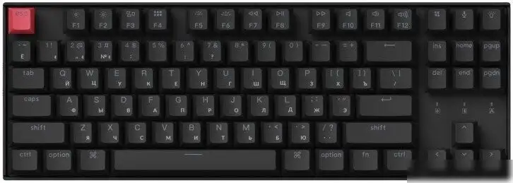 Клавиатура Keychron K8 V2 RGB K8X-B1Z-RU (Keychron Super Red) – фото товара