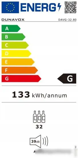 Винный шкаф Dunavox DAVG-32.80DOP.TO — фото товара