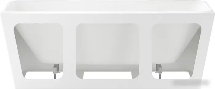 Ванна Wellsee Bromance 170x78 231601001 (пристенная ванна белый глянец, экран, ножки, сифон-автомат хром) - фото товара