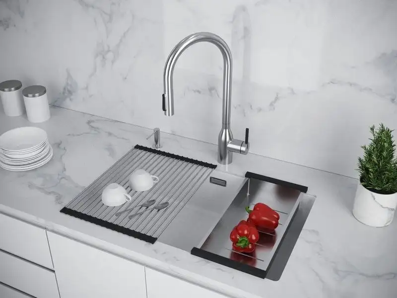 Кухонная мойка Paulmark Lumi LU74-WH - фото товара