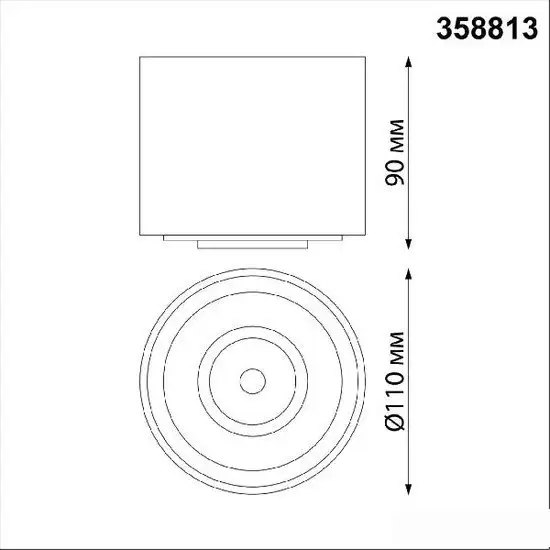 Точечный светильник Novotech Gesso 358813 – фото товара