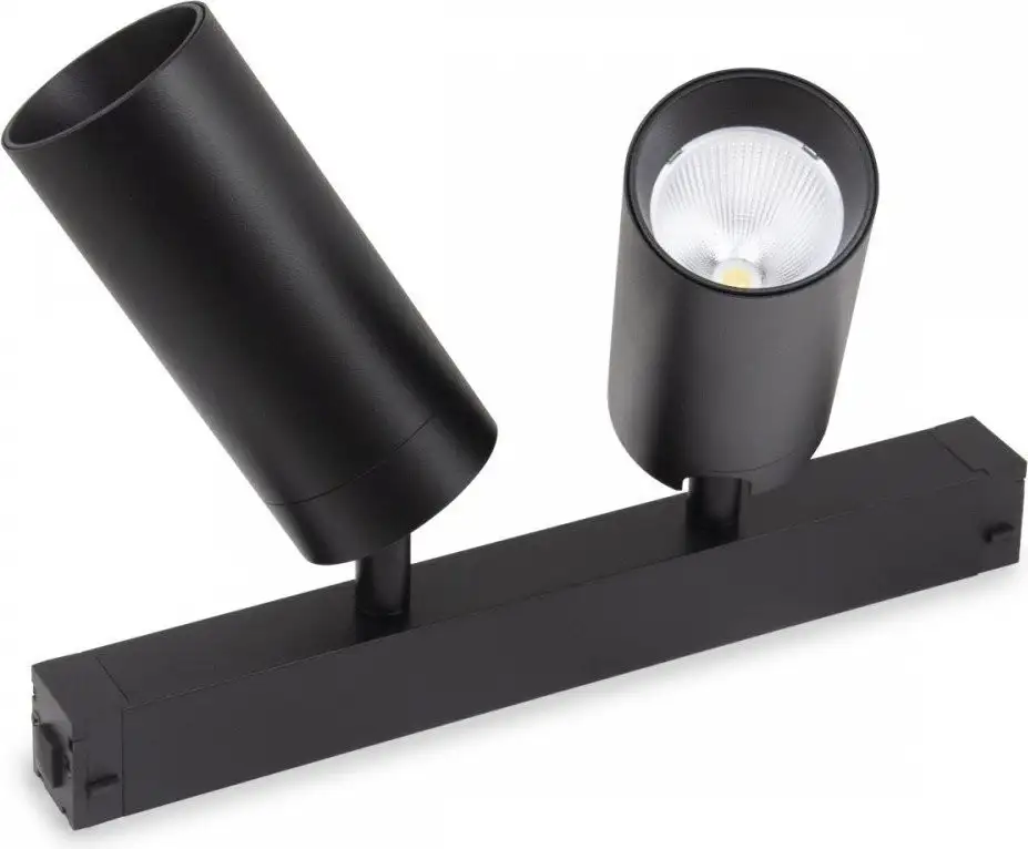 Трековый светильник AM Group Plain Cylinder AM590 2X10W 3000K BK – фото товара