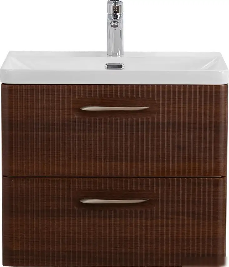 BelBagno Тумба под умывальник Noce DUE-500-2C-SO-NOCE-P + BB-8076-3-50 – фото товара