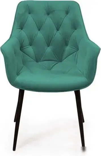 Стул с подлокотниками Ваш день Archi Barkhat 19 (зеленый, 2шт)