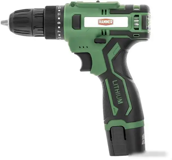 Дрель-шуруповерт Hammer ACD12/2C (с 2-мя АКБ, кейс) – фото товара